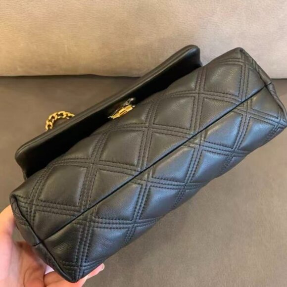 95% NEW TORY BURCH Fleming chain bag - Picture 4 of 8